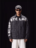 Labt Plaid Flannel Patch Embroidered Long Sleeve Shirt