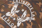 Labt Camouflage Distressed Knit Sweater