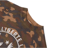 Labt Camouflage Distressed Knit Sweater
