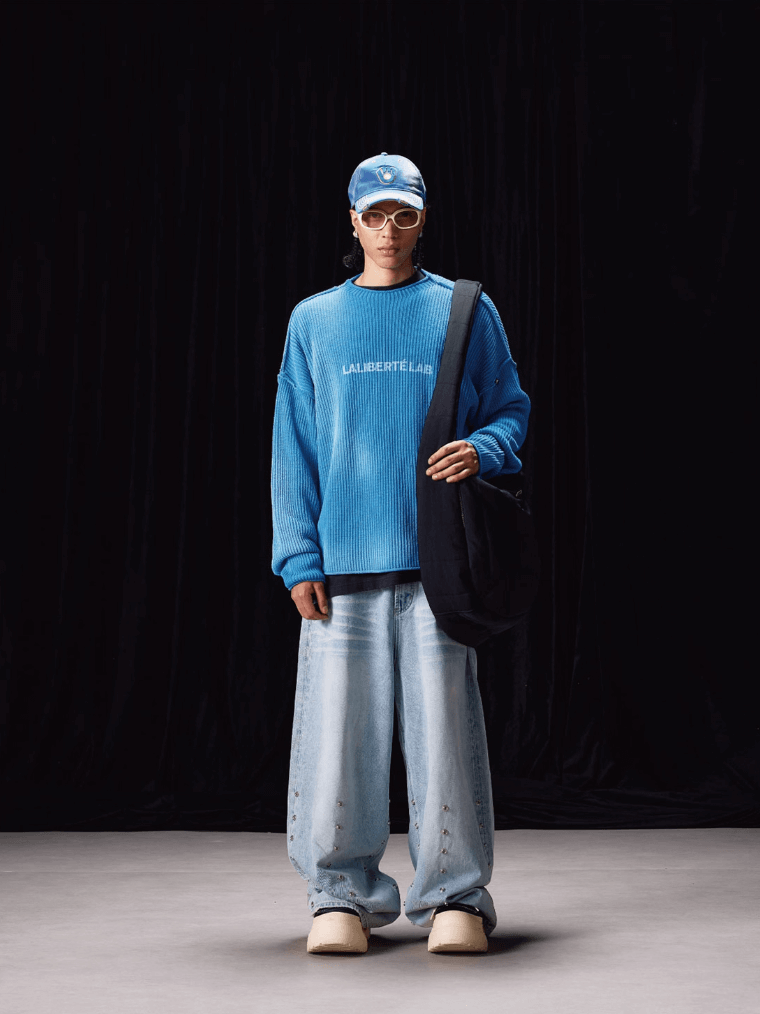 Labt Washed Vintage Knit Sweater