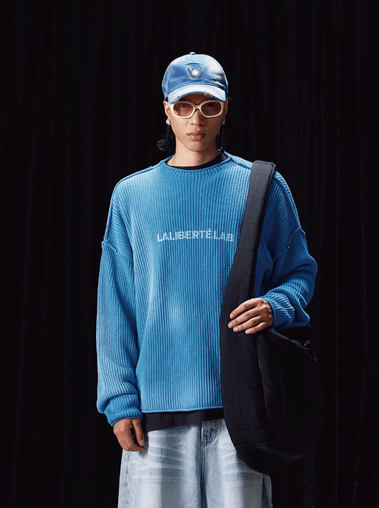 Labt Washed Vintage Knit Sweater