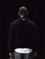 Labt Patch Embroidery Polo Knit Sweater