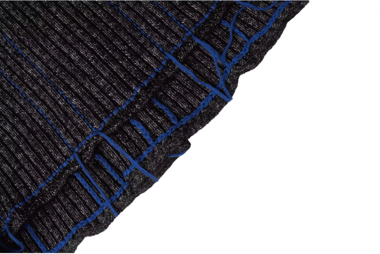 Labt Blue Stitch Work Knit Sweater