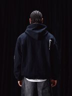 Labt Striped Patchwork Hoodie