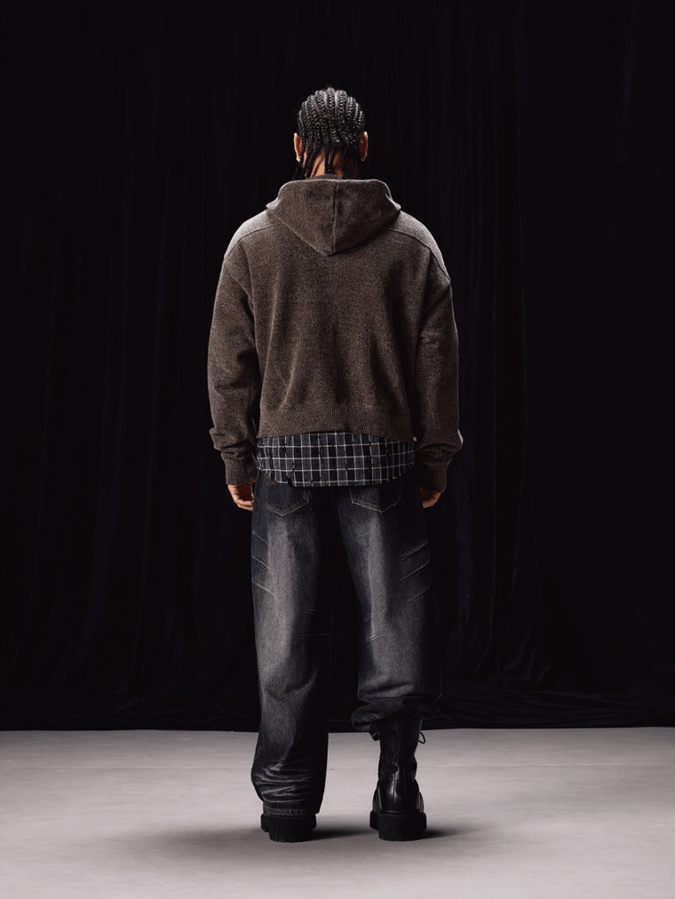 Labt Stretch Knit Zip Hoodie