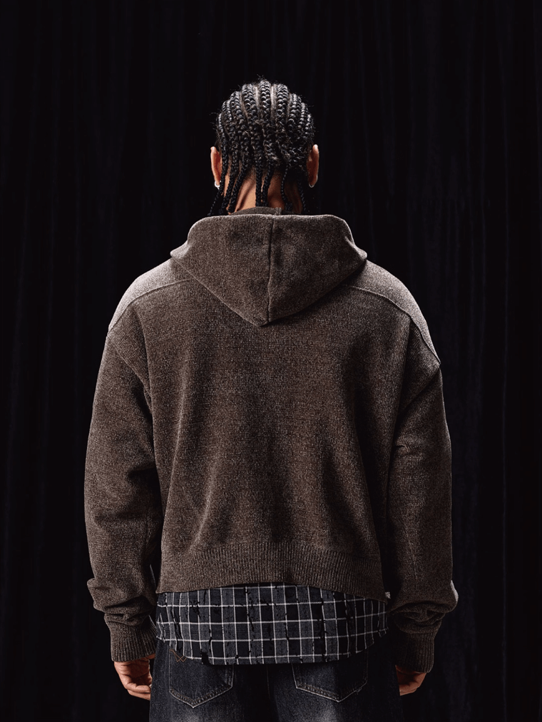 Labt Stretch Knit Zip Hoodie