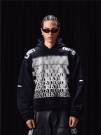 Labt Blur Structure Print Hoodie