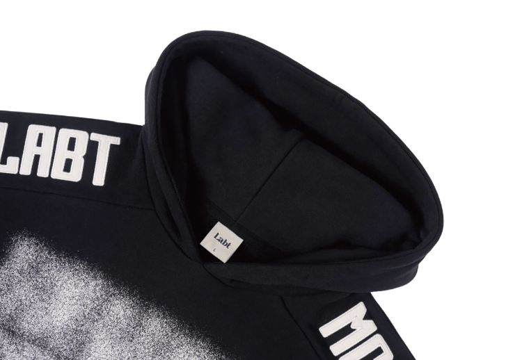 Labt Blur Structure Print Hoodie