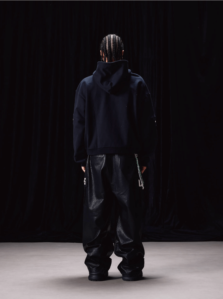 Labt Blur Structure Print Hoodie