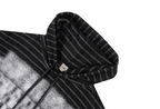 Labt Blur Print Striped Hoodie