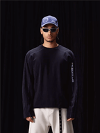 Labt Reflective Print Structure Long Sleeve Tee