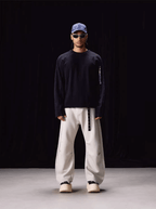 Labt Reflective Print Structure Long Sleeve Tee