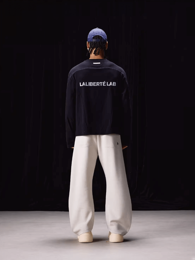 Labt Reflective Print Structure Long Sleeve Tee