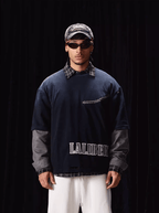 Labt Distressed Layered Long Sleeve Tee