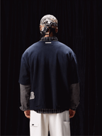 Labt Distressed Layered Long Sleeve Tee
