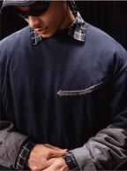 Labt Distressed Layered Long Sleeve Tee