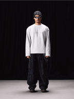 Labt Waffle Print Long Sleeve Tee