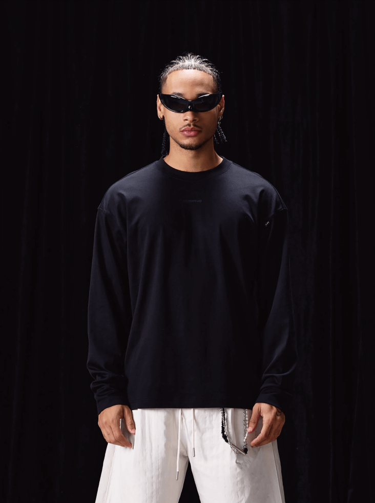 Labt Loose Basic Long Sleeve Tee