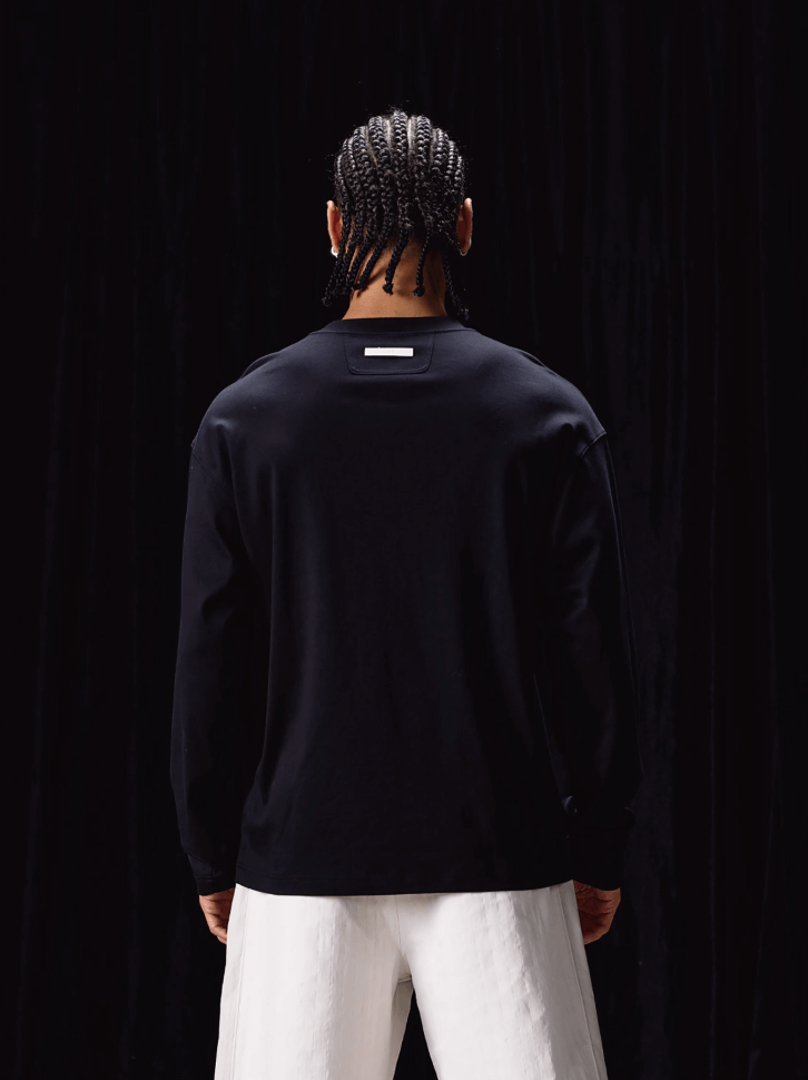 Labt Loose Basic Long Sleeve Tee