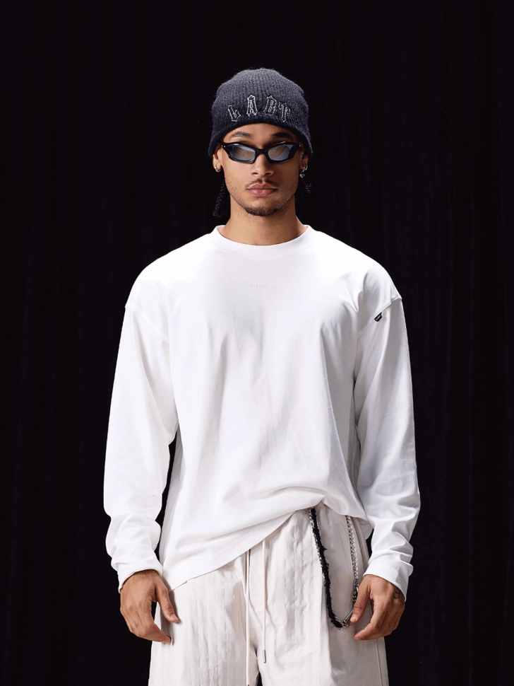 Labt Loose Basic Long Sleeve Tee