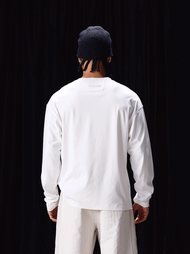 Labt Loose Basic Long Sleeve Tee