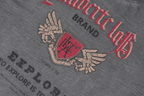 Labt Faded Dye Vintage Print Long Sleeve Tee