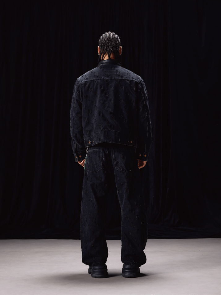 Labt Customized Jacquard Machete Jeans