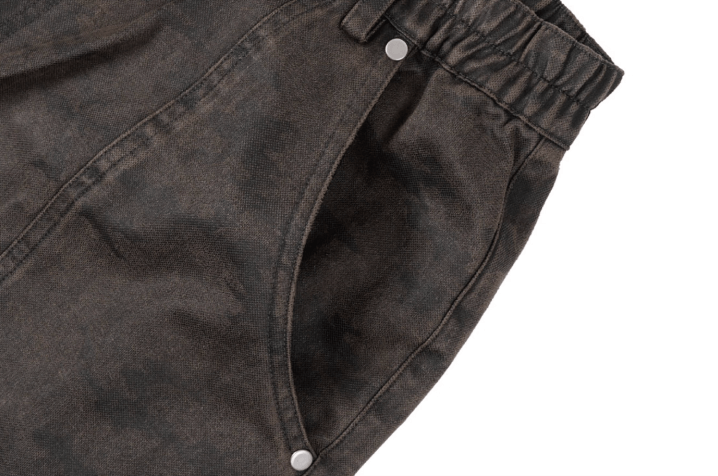 Labt Dark Camo Baggy Cargo Pants