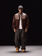 Labt Dark Camo Baggy Cargo Pants