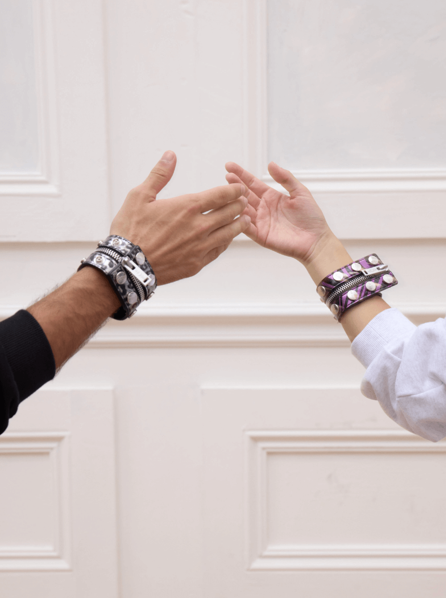 KARMANISTIC Original Punk Zipper Bracelet