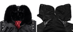 ANTIDOTE Fur Leather Studded N2B Bomber Jacket