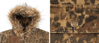 ANTIDOTE Washed Leopard Fur Hooded Work Jacket