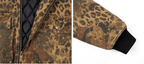 ANTIDOTE Washed Leopard Fur Hooded Work Jacket