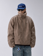 F2CE Long Fur Lined Suede Jacket