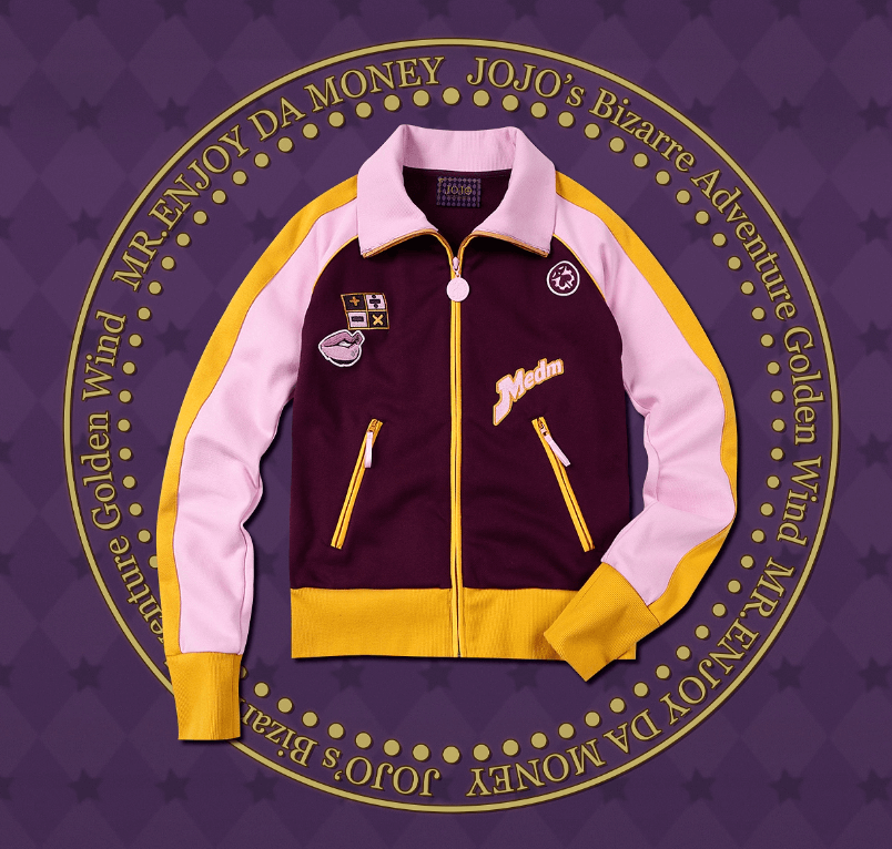 MEDM × JOJO Color Block High Neck Track Jacket