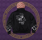 MEDM × JOJO Plaid Hooded Washed Zip Up Hoodie