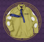 MEDM × JOJO Patchwork Long Sleeve Shirt