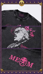 MEDM × JOJO Vintage Washed Character Print Tee