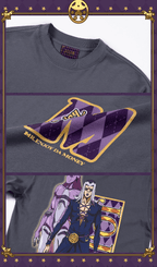 MEDM × JOJO Washed Distressed Character Print Long Sleeve Tee
