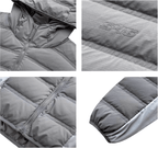 S45 Two Tone Double Stitched Lightweight Down Jacket