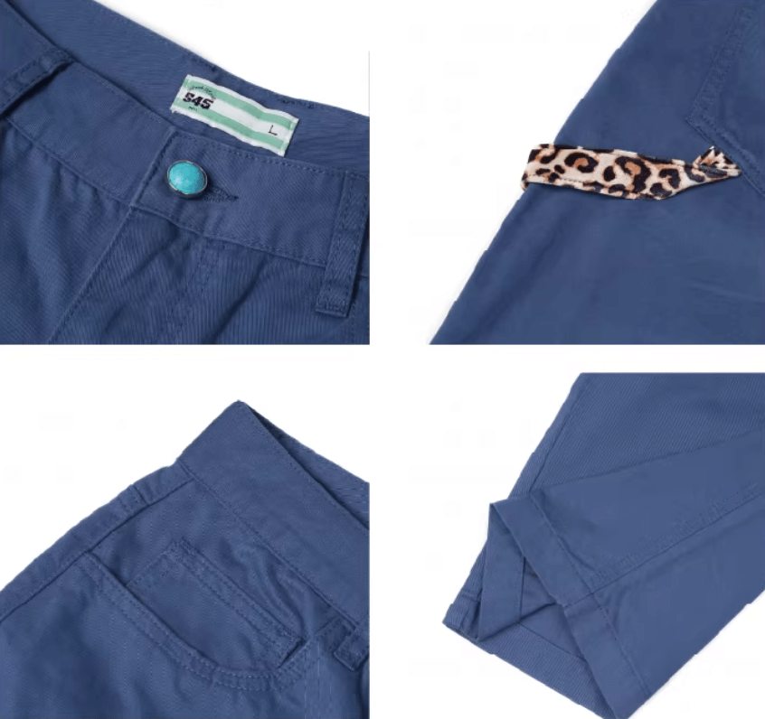 S45 Leopard Strap Work Pants