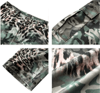 S45 Leopard Camouflage Print Cargo Pants