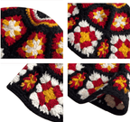 S45 Floral Knit Bucket Hat