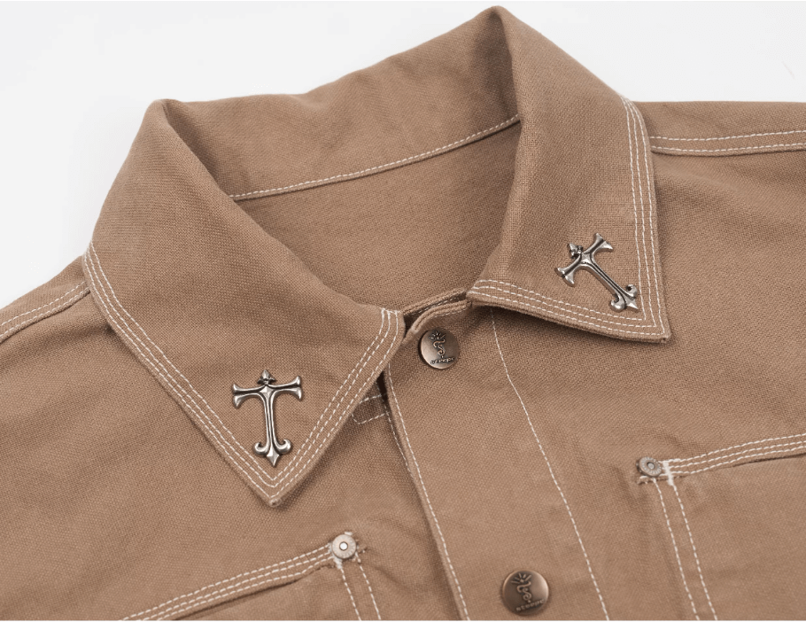 STEEPC Washed Canvas Work Jacket