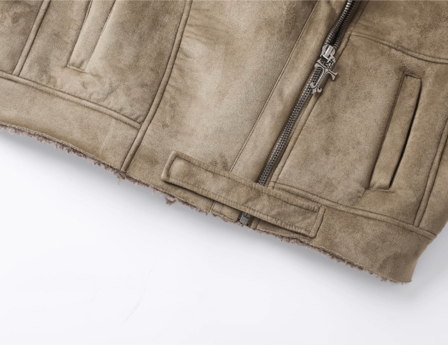 STEEPC Suede Shearling Jacket