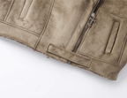 STEEPC Suede Shearling Jacket