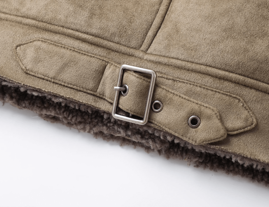 STEEPC Suede Shearling Jacket