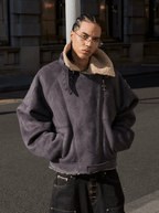 STEEPC Suede Shearling Jacket