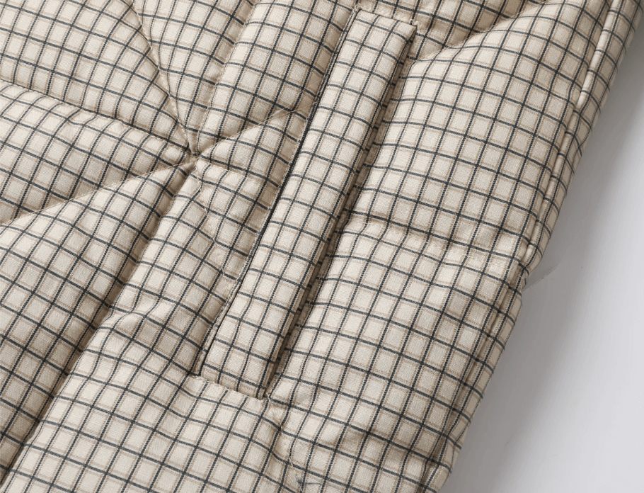 STEEPC Plaid Diamond Quilted Padded Jacket