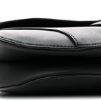 Ultra Matte Calfskin Saddle Bag Black